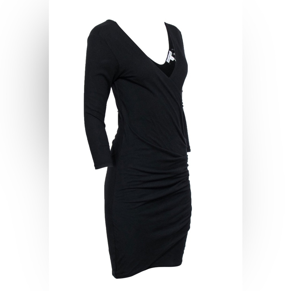 James Perse - Black  Ruched Dress Size: 0